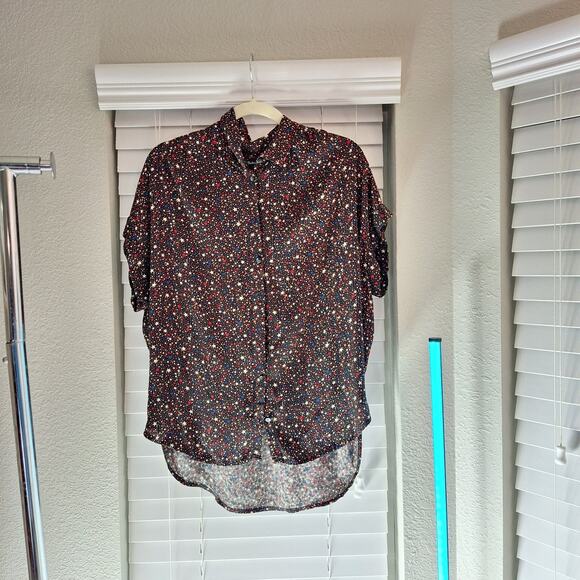 Madewell Women's Size M Starfield Button Up Casual Blouse - Picture 5 of 14